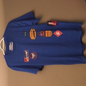 Fast & Furious - Men's - Toretto Race Team Decal Blue T Shirt